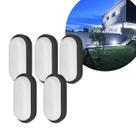 Kit 5 Luminária Arandela Externa Led Taschibra