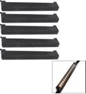 Kit 5 Luminária Led Pontual Linear 30w 3000k Para Trilho Preto Bivolt