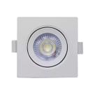 Kit 5 Luminária Led Spot Quadrada 5W 6500K Led Iluminação