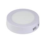 Kit 5 luminária painel led 12w lux redondo sobrepor