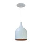 Kit 5 Luminária Pendente Gota Com Interior Cobre Com Fiação 110/220v