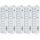 Kit 5 Luminárias De Emergência Blumenau 30 Leds Recarregável Bivolt