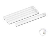 Kit 5 Luminárias Elegante Fina LED Sem Fio com Sensor de Presença 30cm Shark Blue