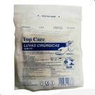 Kit 5 Luva Cirúrgica de Látex Estéril N 8 Branco Com Pó Top Care