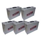 Kit 5 Maleta Transporte Alumínio Divisórias 34x24x15cm Chave Ferramentas Pesca Acessórios Ma-810 Portátil Instrutherm