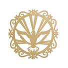 Kit 5 Mandala Espirito Santo Decoração 40cm Mdf Madeira