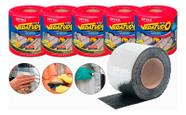Kit 5 Manta Asfáltica Adesiva Aluminizada 15X10 FVD15 DRYKO