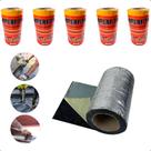 Kit 5 Manta Asfáltica Autoadesiva Impermeabilizada 20cm X 10m