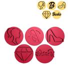 Kit 5 Marcadores Moda Sapato Diamante Silhueta Barbie