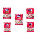 Kit 5 MARSHMALLOWS Torção Colorido recheado 250G FINI