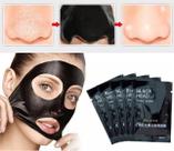 Kit 5 Máscara Peel Off Pilaten Black Head Original Removedor de Cravos e Espinhas Sachê 6g Rosto