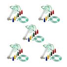 Kit 5 Máscaras Oxigênio Venturi Infantil Pediátrica 2,1m Diluidores