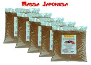 Kit 5 Massas Japonesa Tilajapa Para Pesca de Tilápias 5x500g