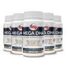 Kit 5 Mega DHA 1500mg Vitafor 60 Cápsulas Kit 5 Mega DHA 1500mg Vitafor 60 Cápsulas