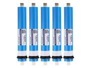 Kit 5 Membrana 100gpd Osmose Reverse 390litros Diarios Ro