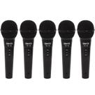 Kit 5 Microfones Dinâmicos com Fio TK 10 Onyx