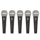 Kit 5 Microfones Profissionais Dinâmico SV 100 - SHURE