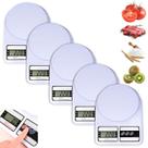 Kit 5 mini Balança Digital Precisão Pesar Comida Alimentos 10kg Dieta Regime Kit 5 mini Balança Digital Precisão Pesar Comida Alimentos 10kg Dieta Regime