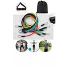 Kit 5 Mini Bands + 11 Elásticos Treino Completo Em Casa