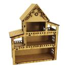 Kit 5 Mini Casa Boneca P/ Enfeite Jardim C/ Suculentas 13x5x16,5 Madeira Mdf Kit 5 Mini Casa Boneca P/ Enfeite Jardim C/ Suculentas 13x5x16,5 Madeira Mdf