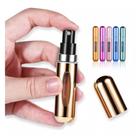 Kit 5 Mini Frasco Perfume De Bolso Recarregável Spray P/ Viagem Bolso 5ml Não Vaza