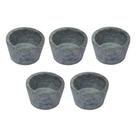 Kit 5 Mini Molheira Tigela Molho Petisco em Pedra Sabão 50ml