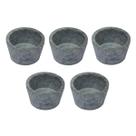 Kit 5 Mini Molheira Tigela Molho Petisco em Pedra Sabão 50ml