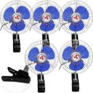 Kit 5 Mini Ventilador Veicular Carro Ônibus Caminhão De 15cm Kit 5 Mini Ventilador Veicular Carro Ônibus Caminhão De 15cm
