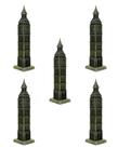 Kit 5 Miniaturas Torre Big Ben Londres 18cm Relógio London