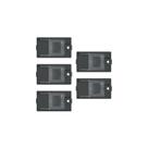 Kit 5 Mód Informática Rj45 Grafite Fosco Lunare Up Schneider
