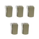 Kit 5 Modulo Interruptor Paralelo Miluz Dourado Sch S3B72033