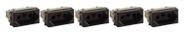 Kit 5 Modulo Tomada 20A 250V Preto - Tramontina