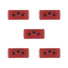 Kit 5 Módulo Tomada 2P+T 20A 250V Vermelho Aria Tramontina