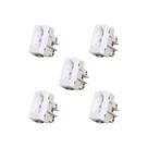 Kit 5 Módulo Tomada20A-250V PB Branco Sleek Margirius 16048
