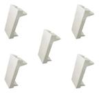 Kit 5 Módulos Cegos para Tomada Branco Novadigital Kit 5 Módulos Cegos para Tomada Branco Novadigital