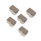 Kit 5 Módulos Interruptor Paralelo cor Argila Sleek MarGirius