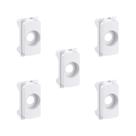 Kit 5 Modulos Saída Fio Branco Zeffia Pial Legrand 680167