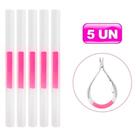 Kit 5 Molas De Silicone Profissional Para Alicate De Unha