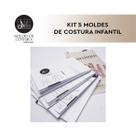 Kit 5 moldes de costura infantil - Marlene Mukai