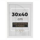 Kit 5 Molduras 30x40 Acetato Certificado Diploma Fotografia - Branco Kit 5 Molduras 30x40 Acetato Certificado Diploma Fotografia - Branco