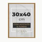 Kit 5 Molduras 30x40 Acetato Certificado Diploma Fotografia - Branco