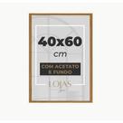 Kit 5 Molduras 40x60 Acetato Certificado Diploma Fotografia - Preto