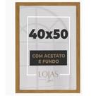 kit 5 Molduras Quadro 40x50cm Com Acetato Poste Certificado fotos Imagem - Branco