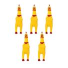 Kit 5 Mordedor Galinha Borracha 30cm Para Cães e Pets Kit 5 Mordedor Galinha Borracha 30cm Para Cães e Pets