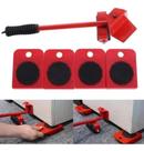 Kit 5 Movedor Rodinhas Para Mudança De Móveis Grandes 150kg