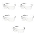 Kit 5 Oculos Epi Segurança Proteçao Ocular Sobrepor Incolo