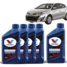 Kit 5 Óleo 10W30 Semissintético Valvoline 1L Competition Lubrificante Motor Alto Desempenho