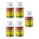 Kit 5 Óleo De Avestruz Amazon Struthio - 60 Capsulas