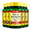Kit 5 Óleo de Borragem 500mg Maxinutri 60 Cápsulas