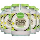 Kit 5 Óleo de coco virgem Qualicôco 500ml